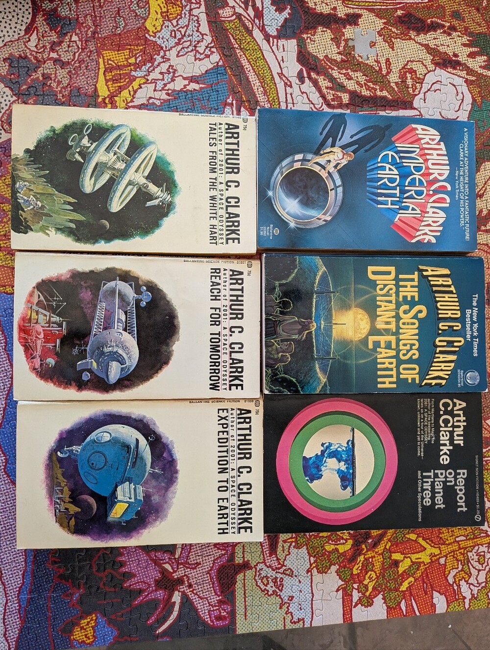 6 Vintage Sci-Fi Books From Arthur C. Clarke